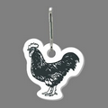 Zippy Clip & Tag W/ Tab - Rooster (Left Side)